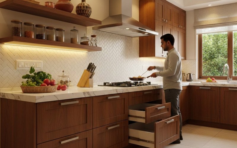Ideal Kitchen Placement as per Vastu